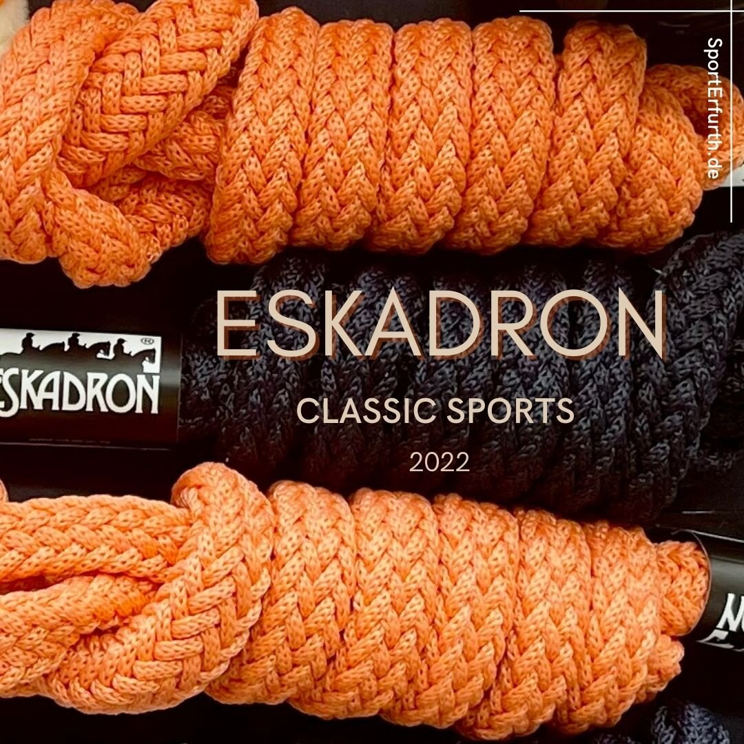 Stricke von Eskadron Classic Sports Collection orange und schwarz