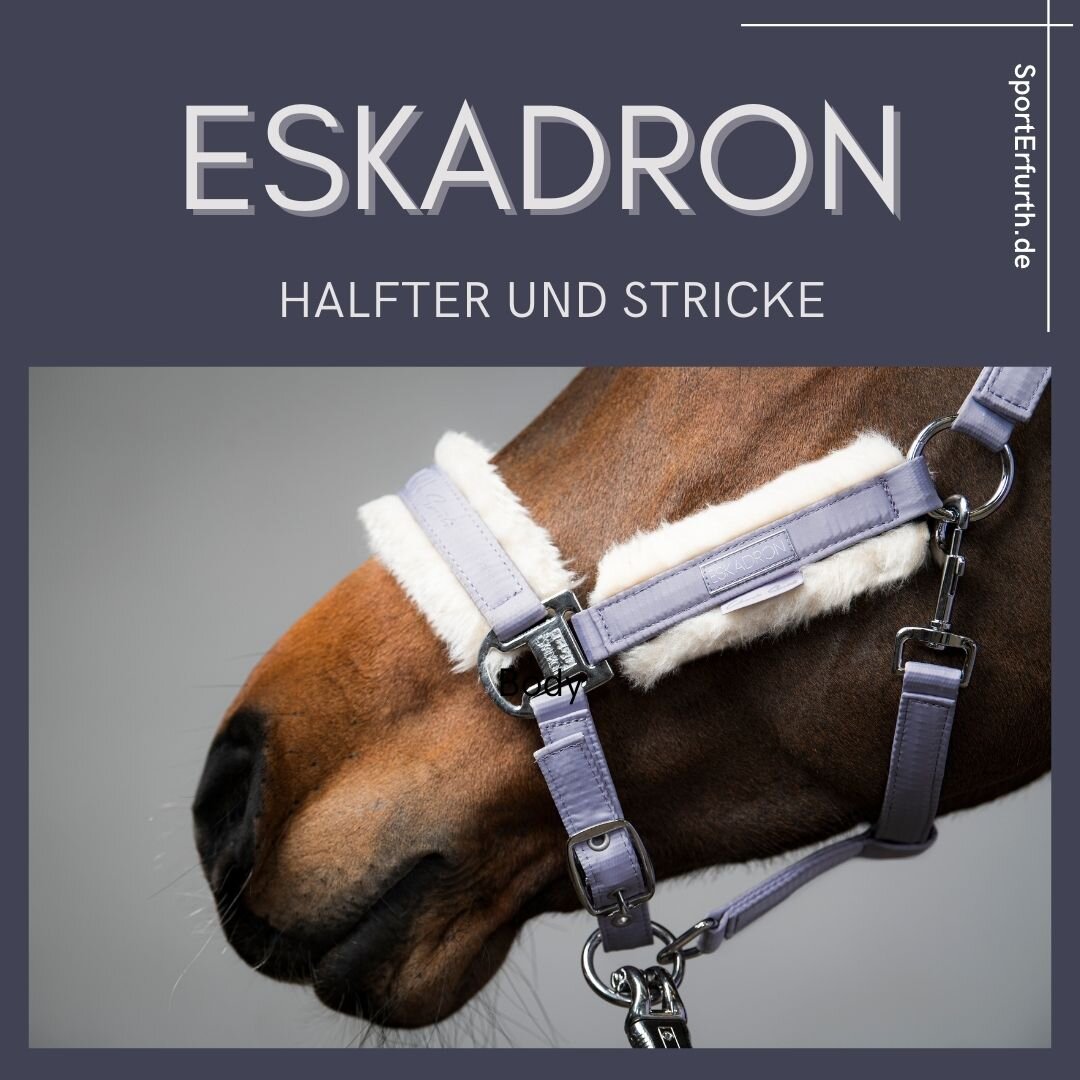 Halfter und Strick von Eskadron (Classic Sports Collection) lila