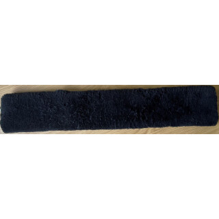 Christ Lammfell Sattelgurtschoner 80cm 06-schwarz