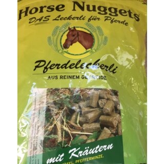 Leckerli Horse Nugget Kräuter Tüte 1kg