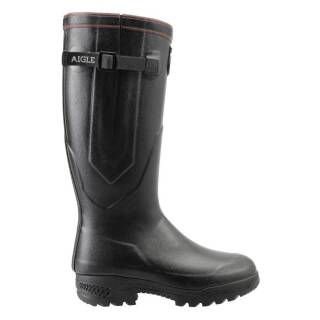 Unisex Jagdstiefel Aigle Gummistiefel Parcours 2 Vario weitenverstellbar Unisex schwarz 44