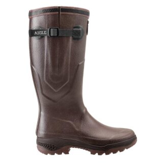 Unisex Jagdstiefel Aigle Gummistiefel Parcours 2 Iso braun 36