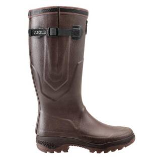 Unisex Jagdstiefel Aigle Gummistiefel Parcours 2 Iso weitenverstellbar und gefüttert Unisex braun 37