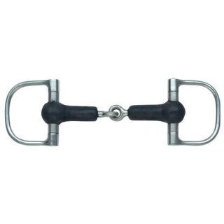 D-Ring Gebiss mit Gummi 16mm