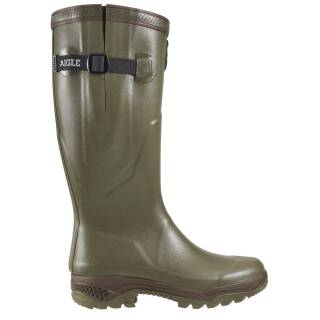 Unisex Jagdstiefel Aigle Gummistiefel Parcours 2 Iso weitenverstellbar und gefüttert Unisex kaki 36