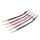 Anbinder mit Elastik und Sollbruchklett rot