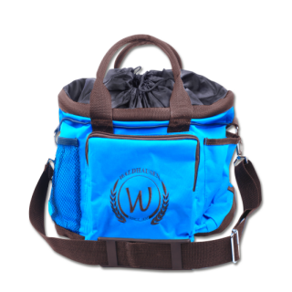 Waldhausen Putztasche azurblau/braun