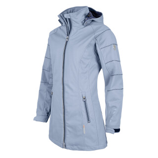 Jacke Lina Softshell-LONG spring grey XS