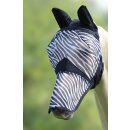 Shires Fliegenmaske Zebra mit Ohren und Nüsternschutz