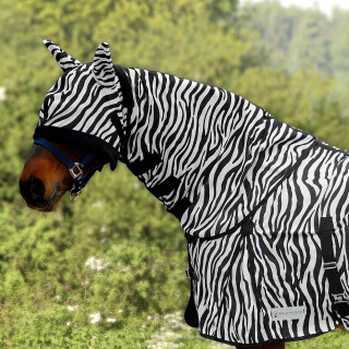 Fliegenhalsdecke Zebra Warmblut