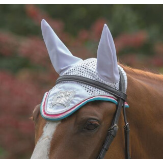 Shires Ohrenhaube weiß Vollblut/Warmblut