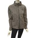 Funktionsstrickjacke ELT Unisex schwarz/caramel XL