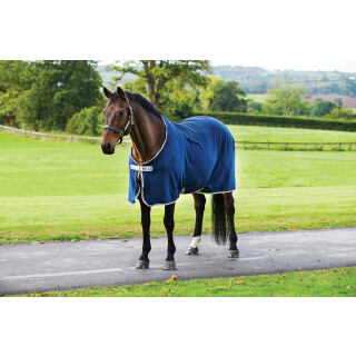 Horseware Mio Fleece Abschwitzdecke BMTB-navy/tan & navy 125cm
