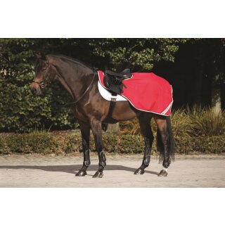 Horseware Amigo Competition Sheet RWGK-red/white, green, black S-115-125cm Rückenlänge