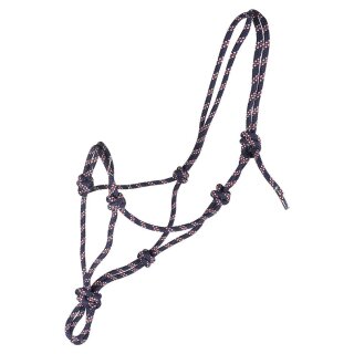 Waldhausen Knotenhalfter 42-blau/weiß/rot Warmblut