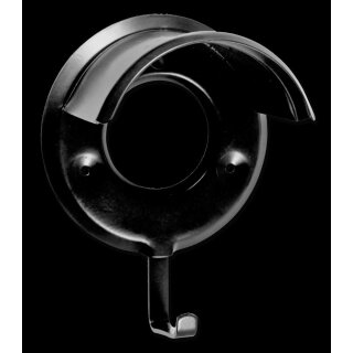Trensenhalter Robust Metall 01-schwarz