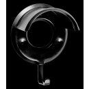 Trensenhalter Robust Metall 01-schwarz