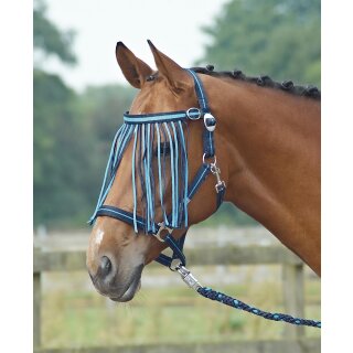 Busse Fliegenkordelband TAMPERE marine/sky P=Pony