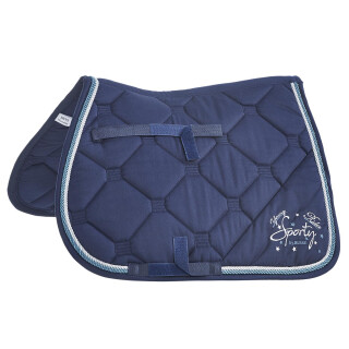 Busse Schabrack Kids Collection VI navy, Kordel silber/teal, Einfass navy Shetty VS