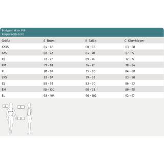 Swing Sicherheitsweste Bodyprotector zum Reiten mit RV Kinder