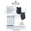 Busse Sicherheitsweste Burghley zum Reiten Erwachsene schwarz