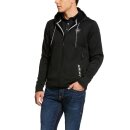 Ariat Keats Full Zip Hood Herren BLACK