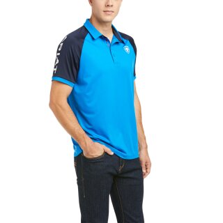 Ariat Poloshirt Team 3.0 imperial blue Herren