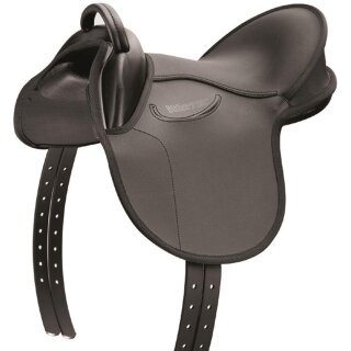 Wintec Komplettset-Reitkissen plus Steigbügel Premum Light 10cm plus Steigbügelriemen 120cm plus Sattelgurt Basic