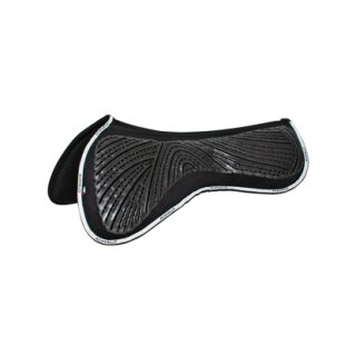 Acavallo Withers shaped Spine free CC 3D Spacer Classic Gel Pad with memory foam schwarz L=17,5"-18,5"