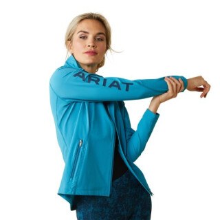 Ariat Agile Softshell Water Resistant Jacket Damen mosaic blue L