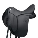 Wintec 500 Dressursattel schwarz Kopfeisen blau Kammerweite 31cm 18"/46cm