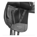 Wintec 500 Dressursattel schwarz Kopfeisen blau Kammerweite 31cm 18"/46cm