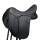Wintec 500 Dressursattel schwarz Kopfeisen rot Kammerweite 32cm 17"/43cm