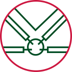 V-Brustverschluss